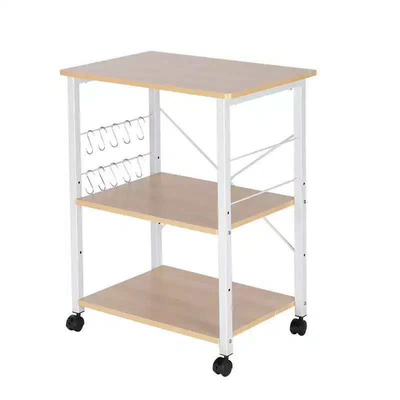 Karl Home Baker's Rack 3-Tier Kitchen Utility Microwave Oven Stand