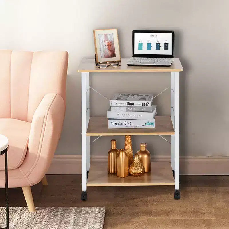 Étagère de Boulanger 3 Niveaux Support de Four à Micro-ondes pour Cuisine