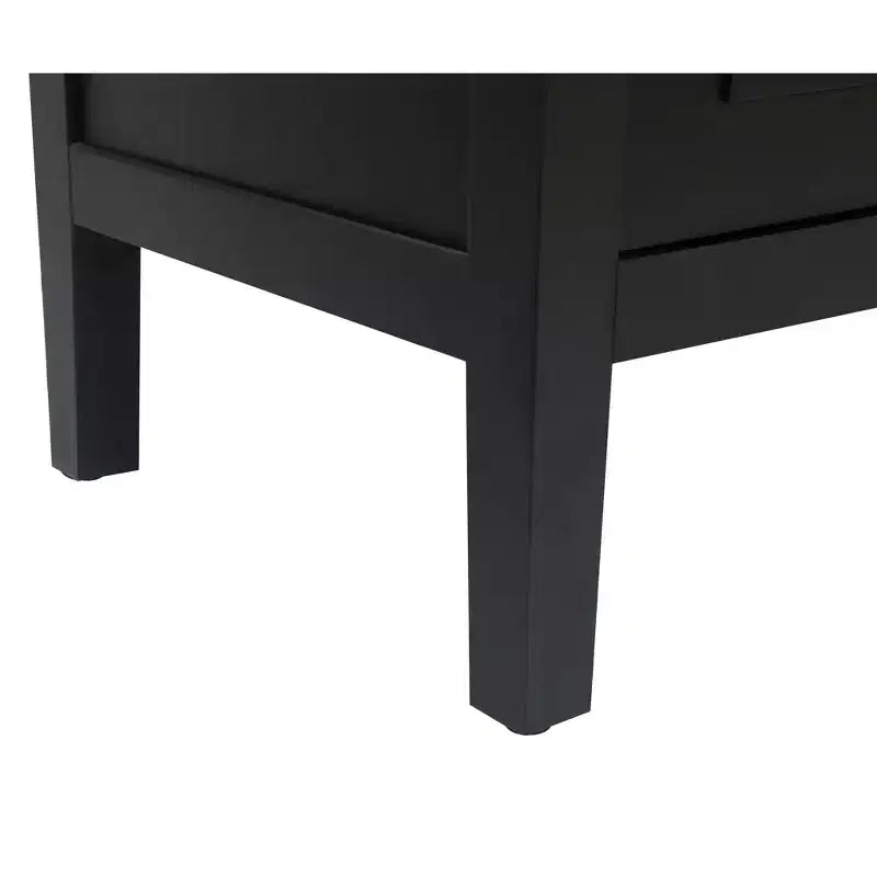 Bahut de Rangement Vintage de 60 po, Buffet avec Quatre Portes Sculptées, Meuble de Rangement pour Cuisine, Salle à Manger, Entrée