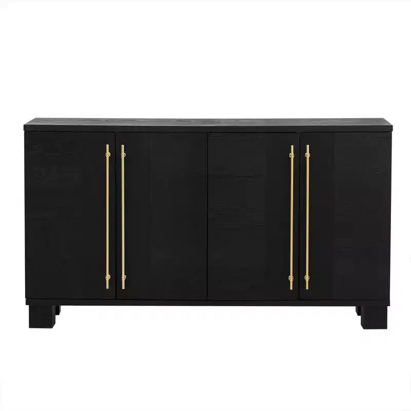 Buffet bas moderne, Meuble de rangement avec 4 portes et 4 étagères, Armoire de rangement pour salon, salle à manger, cuisine