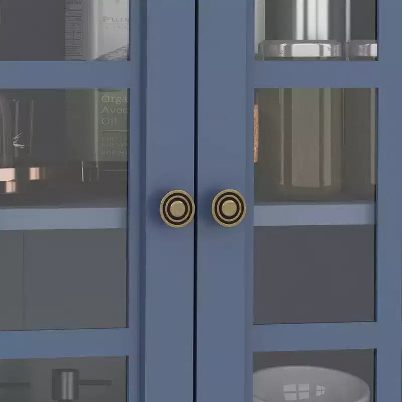 Buffet minimaliste avec 2 portes et 3 étagères, meuble de rangement pour salon, salle à manger, cuisine