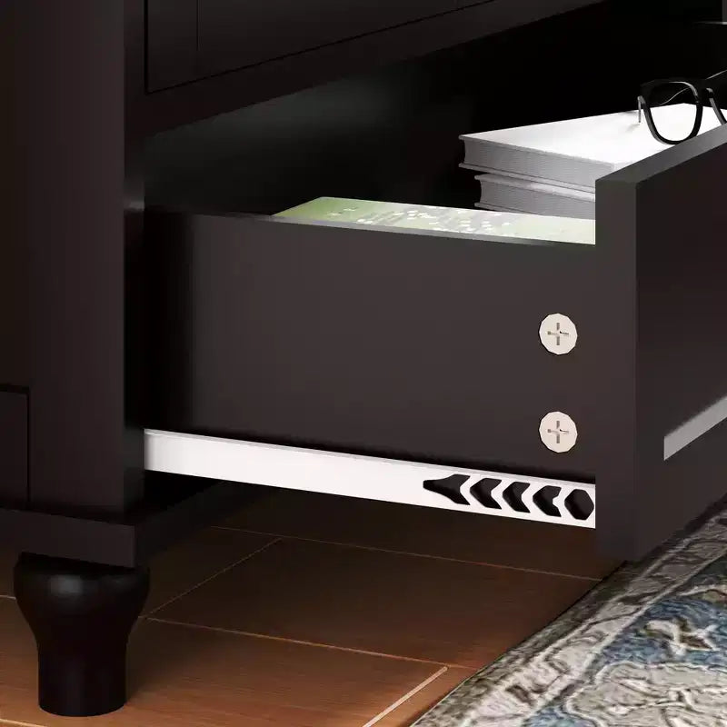 Buffet minimaliste avec 2 portes et 3 étagères, meuble de rangement pour salon, salle à manger, cuisine