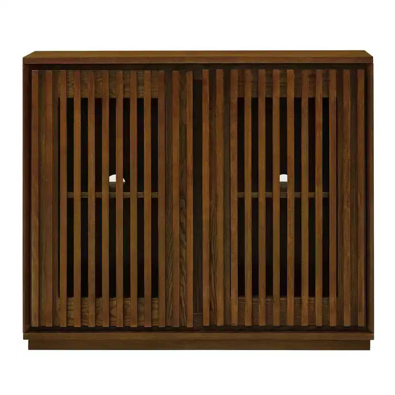 Buffet scandinave, Buffet avec 2 portes et 2 étagères, Meuble de rangement pour salon, salle à manger, cuisine