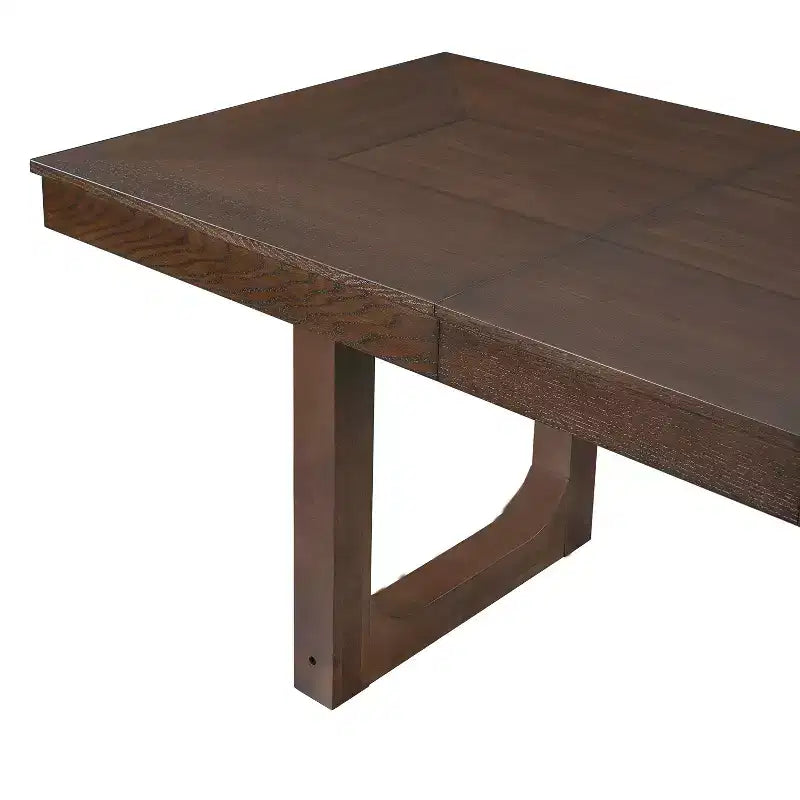 Table de salle à manger extensible en bois style rustique 60-78 po