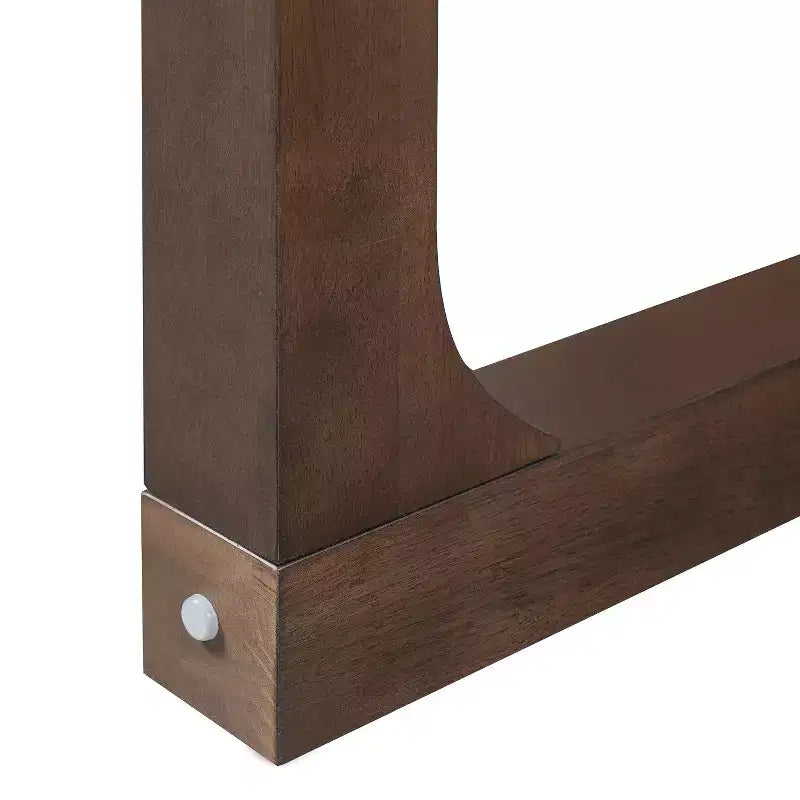 Table de salle à manger extensible en bois style rustique 60-78 po