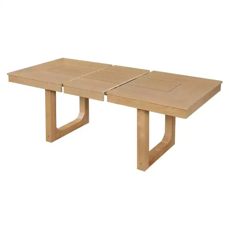 Table de salle à manger extensible en bois style rustique 60-78 po