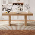 GDFStudio Phillips Farmhouse Wooden 60-78 Extendable Dining Table